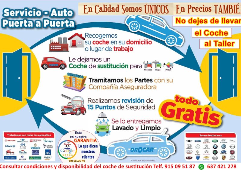 servicio puerta a puerta auto orocar