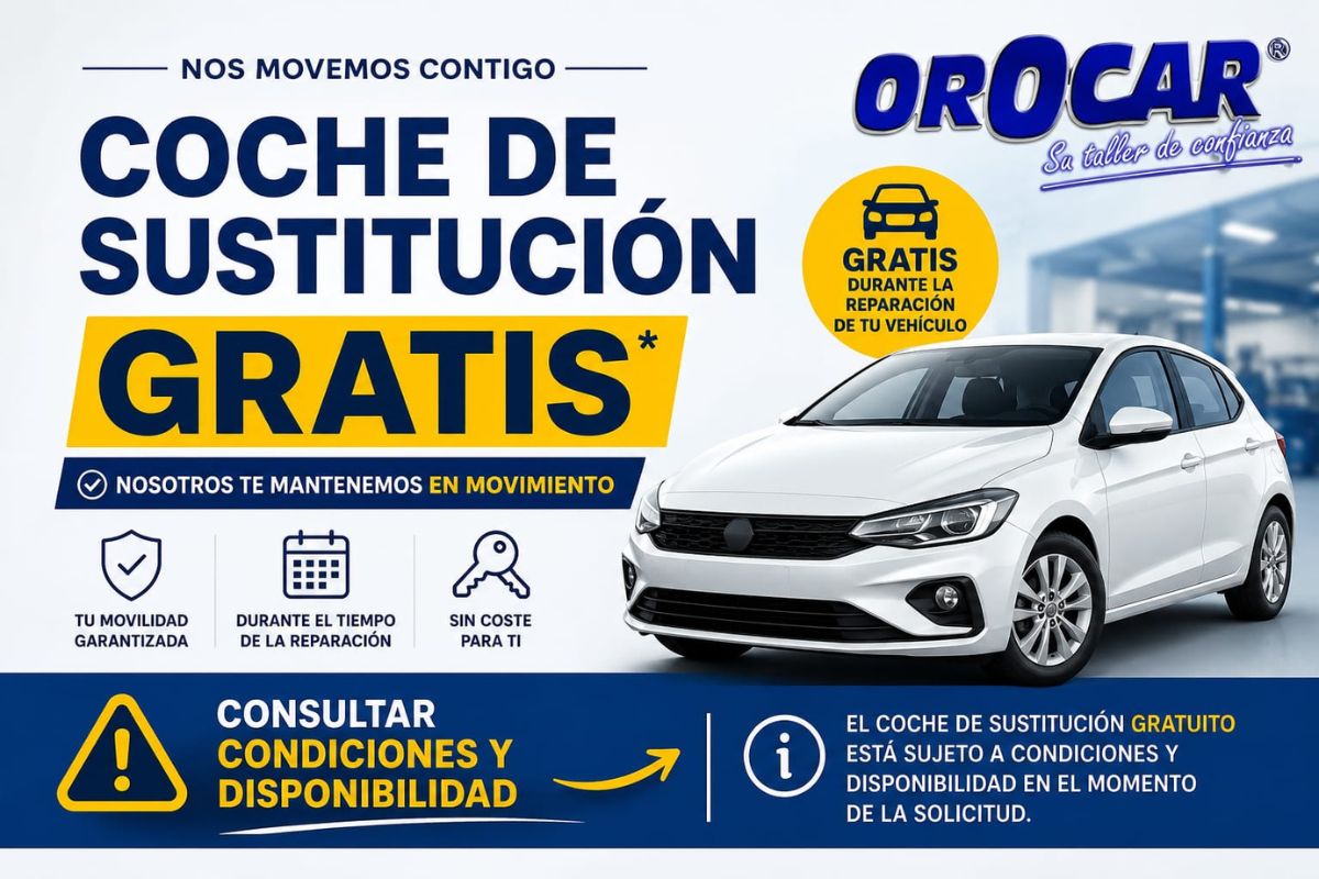 coche de sustitucion gratis en talleres orocar leganes madrid