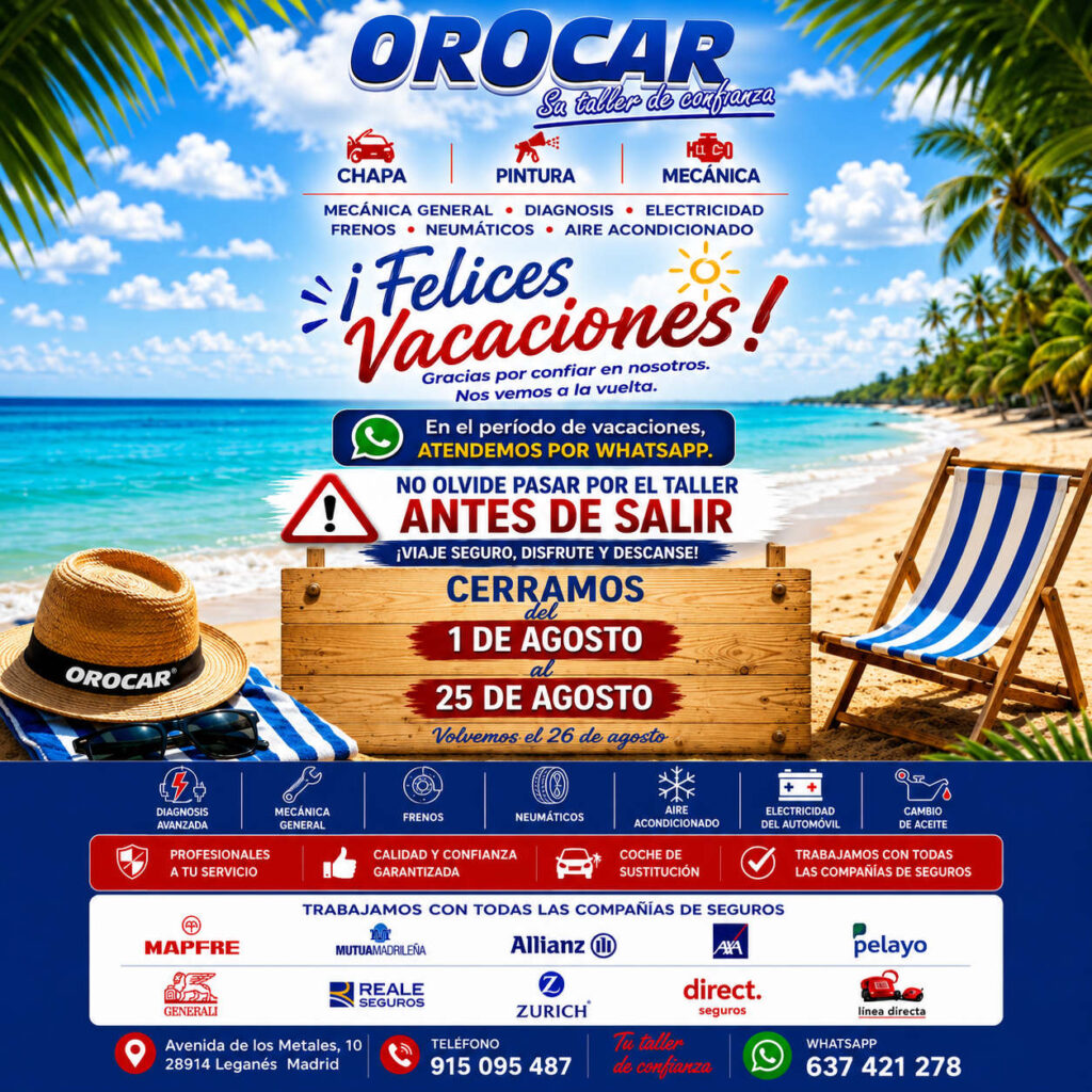 vacaciones orocar verano 2026